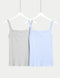 2pk Cool Comfort™ Ribbed Vest Tops